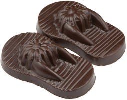 Chocolate Flip-Flops