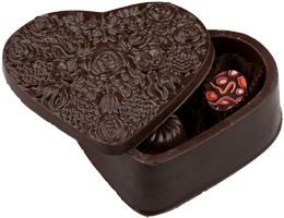 Small Heart Box with Flowers